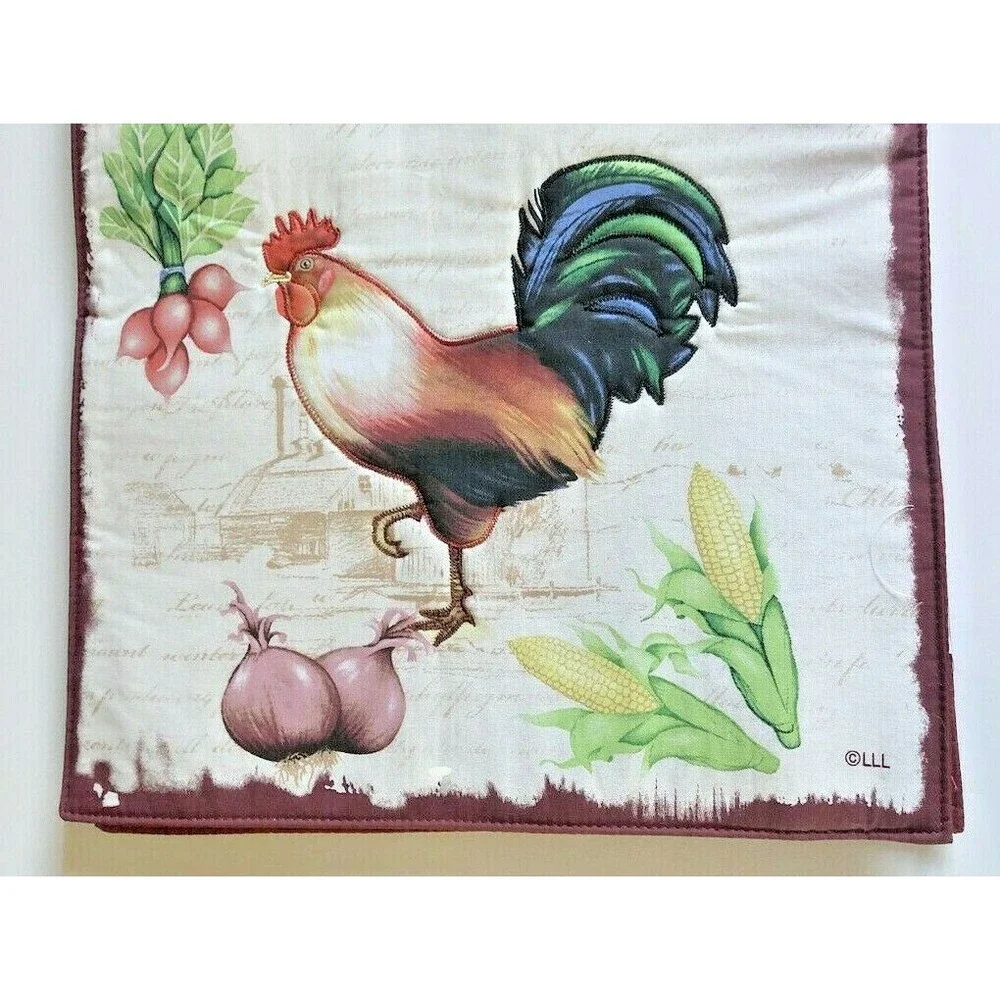 Nantucket rooster quilted